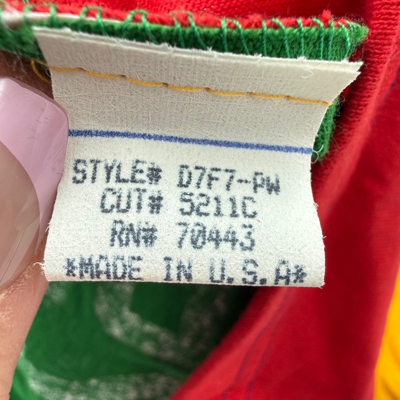 Vtg US BOYS Colorblock Tee 2T Made in USA Toys R Us Sport Style NWT Deadstock - Picture 14 of 15